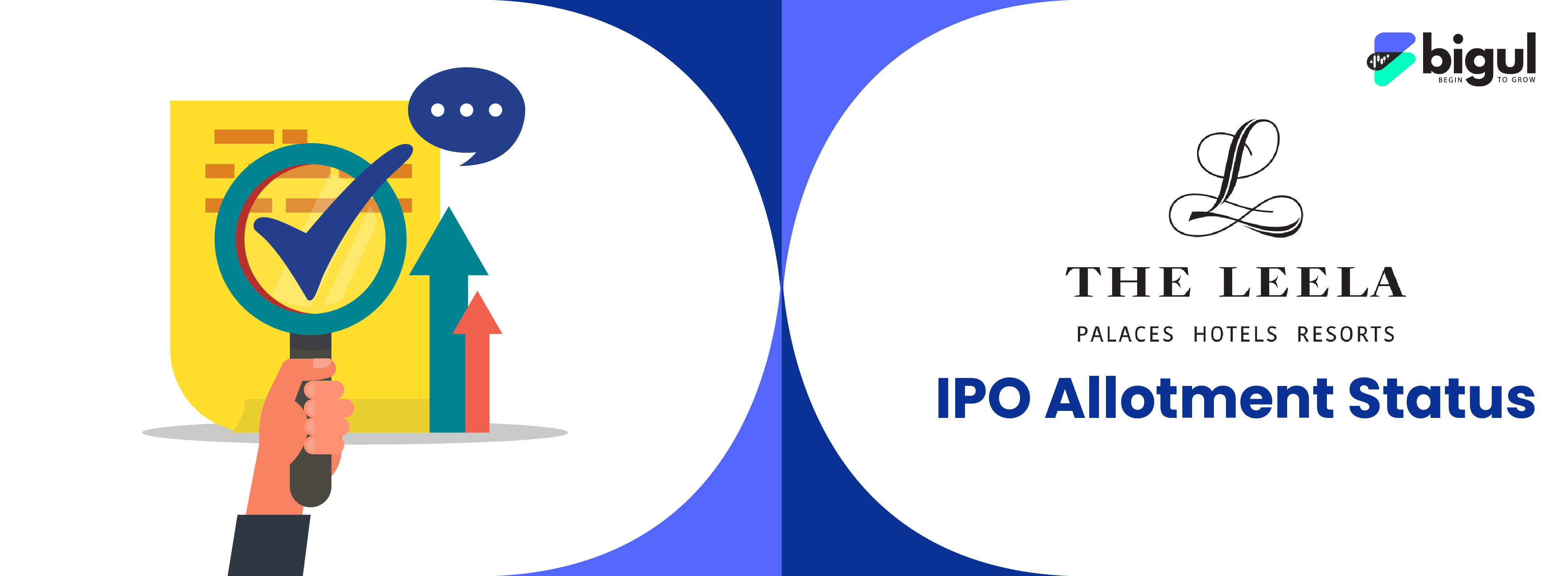 Leela Hotels IPO Allotment Status